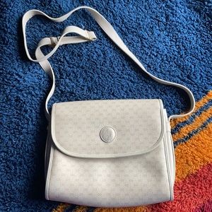 [GUCCI] Vintage White Micro GG Purse